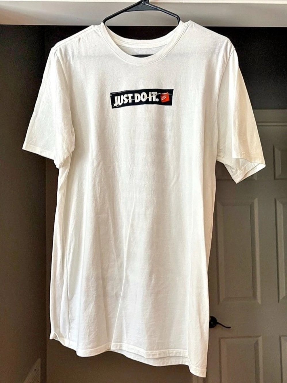 Nike Just Do It Back Slogan Graphic Tee Size Medium